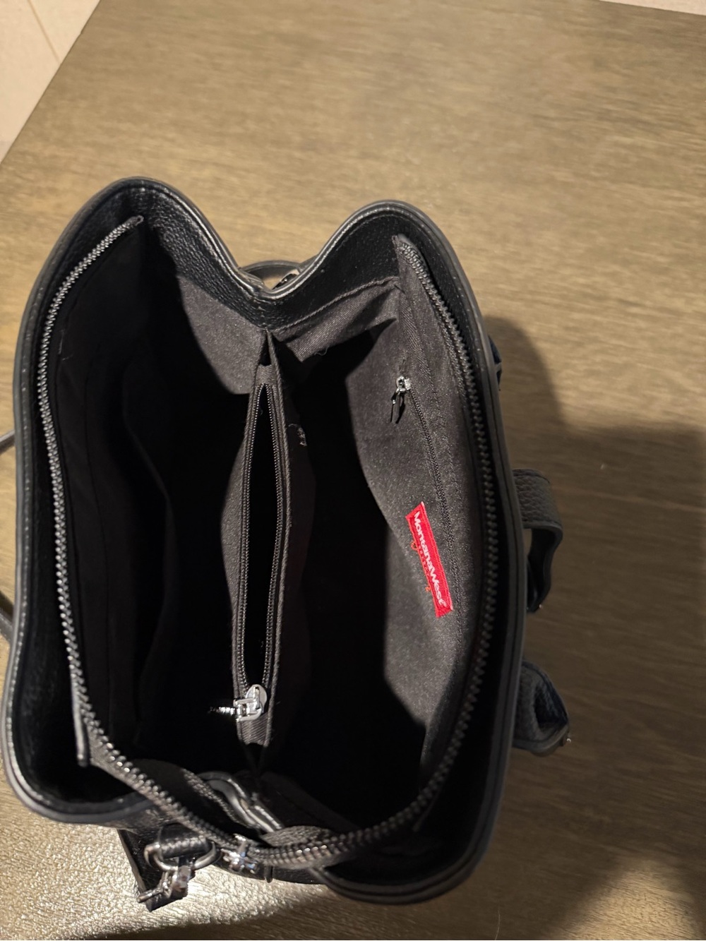 Montana west Black Leather Crossbody Bag . - Picture 9 of 13
